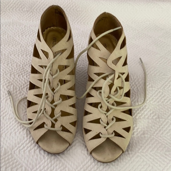 Maurices Shoes - Lace up wedges.